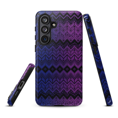 Purple & Blue Chevron Classic Tough Case for Samsung