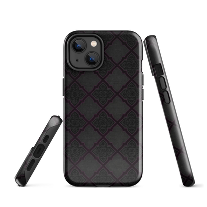 Black and Purple Whimsy Mall Goth Tough Case for iPhone®