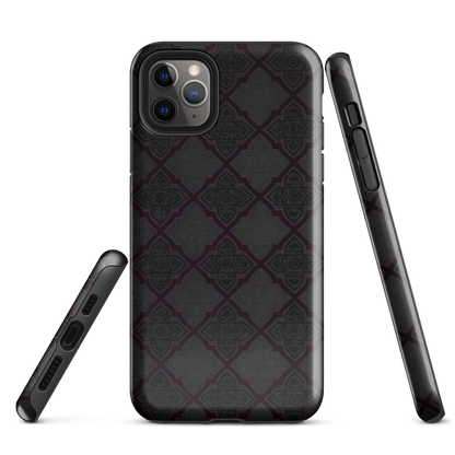 Black and Purple Whimsy Mall Goth Tough Case for iPhone®