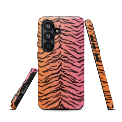 Sunset Tiger Print Tough Case for Samsung