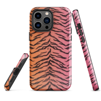 Sunset Tiger Print Tough Case for iPhone®