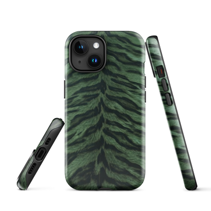 Green Tiger Print Tough Case for iPhone®