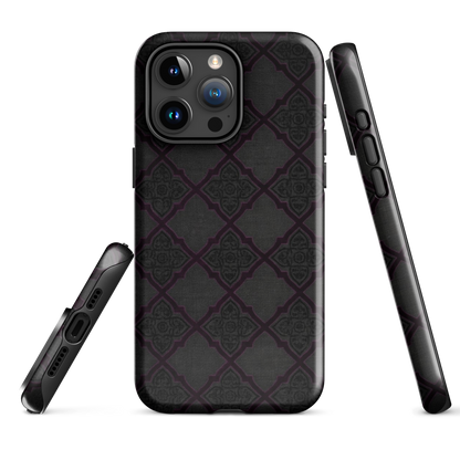 Black and Purple Whimsy Mall Goth Tough Case for iPhone®