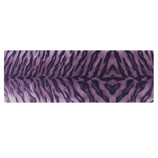 Purple Tiger Print Pilates Yoga Mat