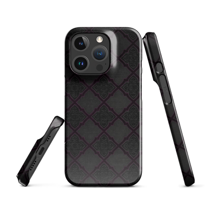 Black and Purple Whimsy Mall Goth Snap Case for iPhone