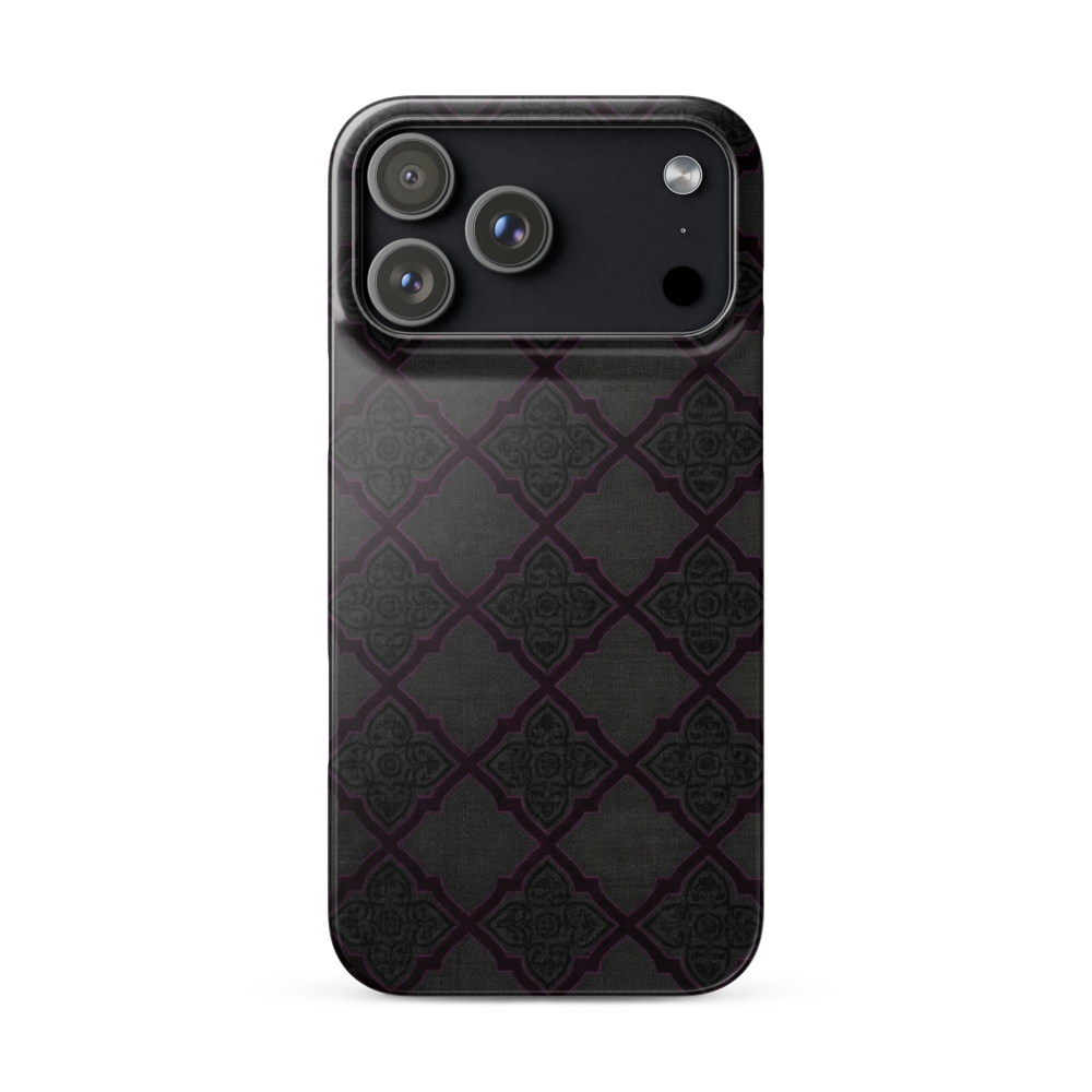 Black and Purple Whimsy Mall Goth Snap Case for iPhone