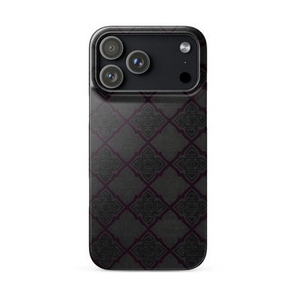 Black and Purple Whimsy Mall Goth Snap Case for iPhone