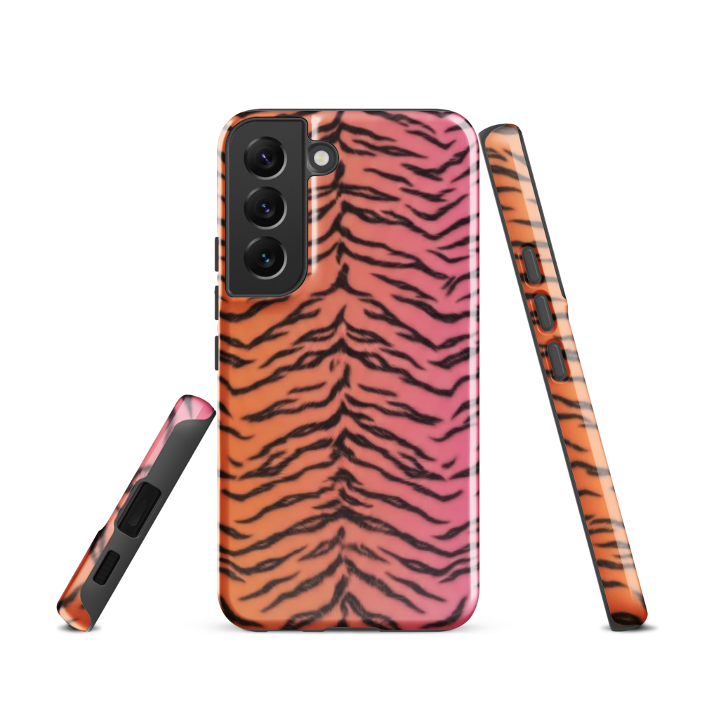 Sunset Tiger Print Tough Case for Samsung