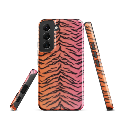 Sunset Tiger Print Tough Case for Samsung