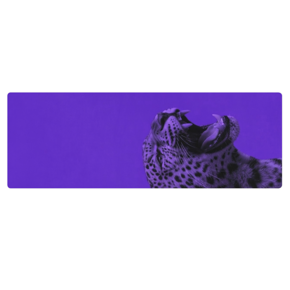 Purple Leopard Yoga & Pilates Grounding Mat
