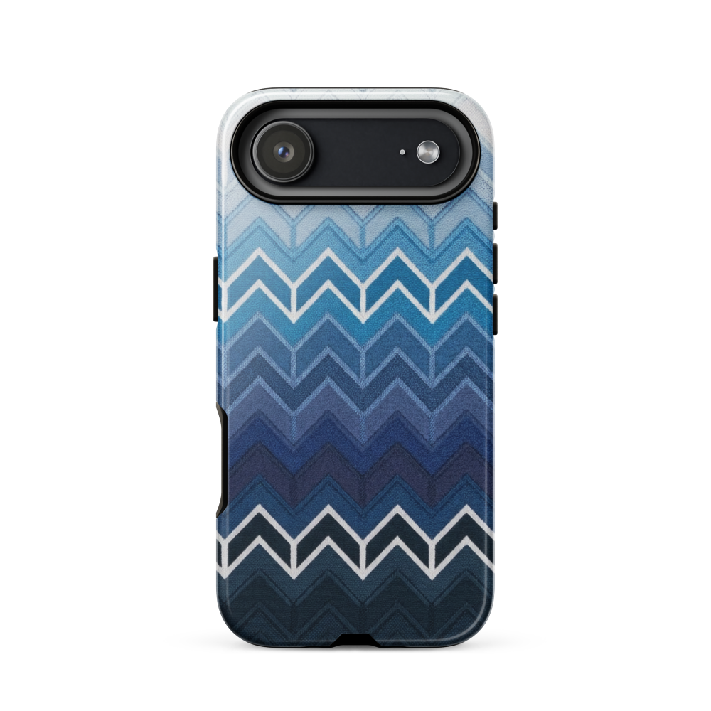 Blue Chevron Classic Tough Case for iPhone®