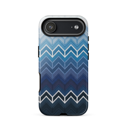 Blue Chevron Classic Tough Case for iPhone®