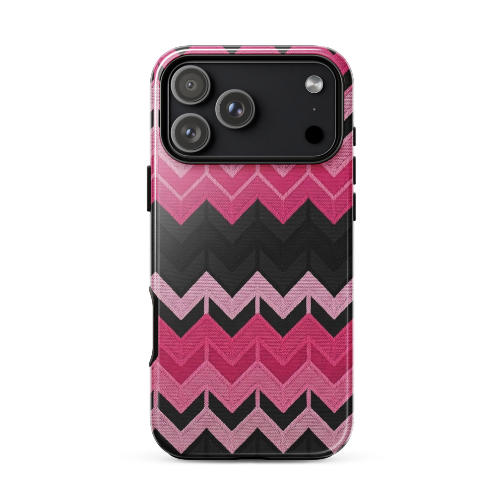 Pink Chevron Tough Case for iPhone®