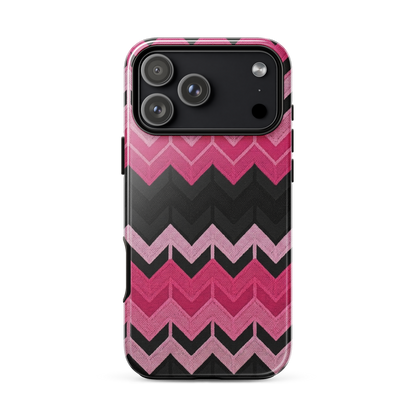 Pink Chevron Tough Case for iPhone®