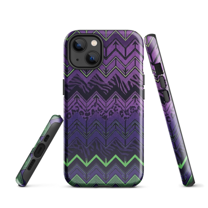 Halloween Edition Chevron Zebra & Leopard Print Tough Case for iPhone®