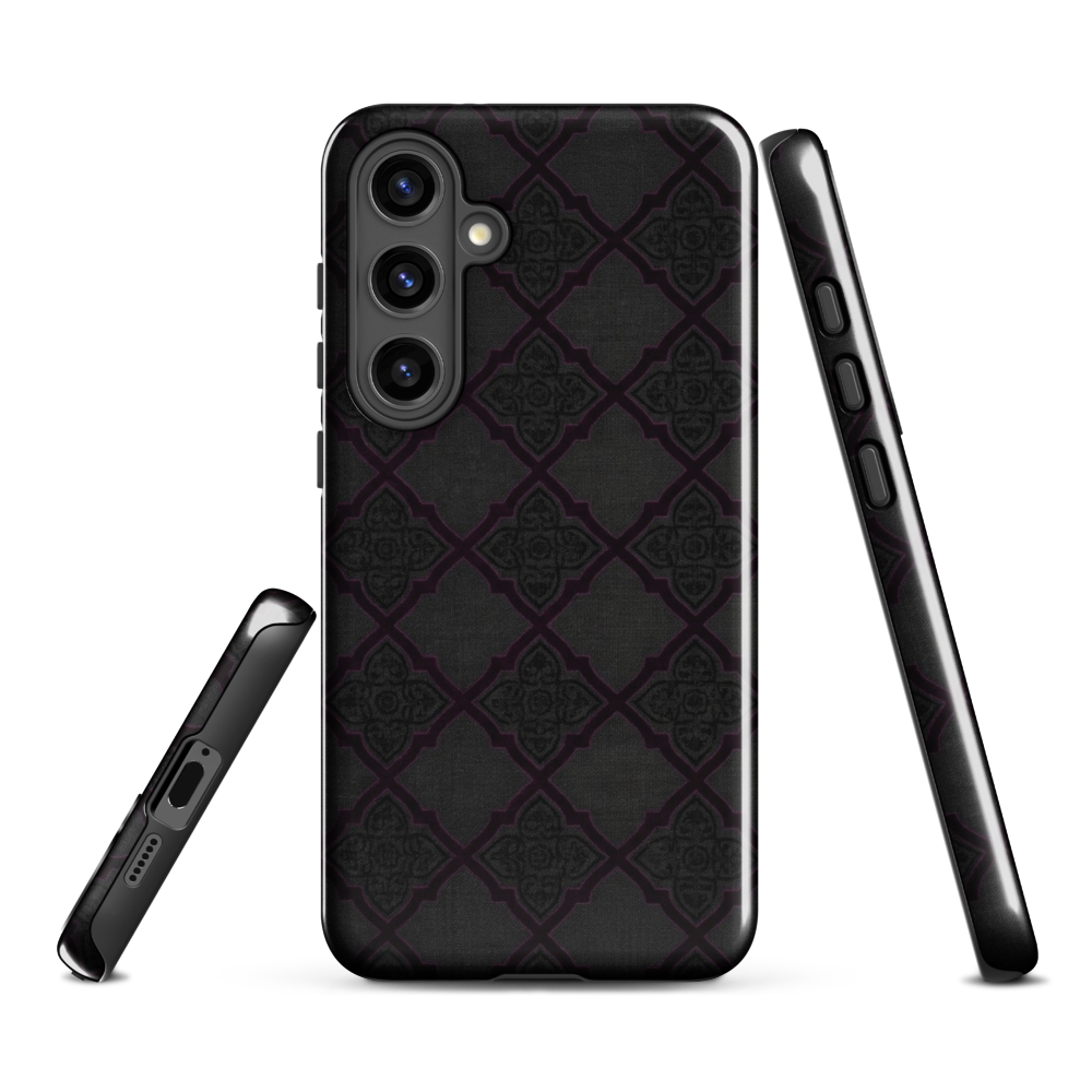 Black and Purple Whimsy Mall Goth Tough Case for Samsung