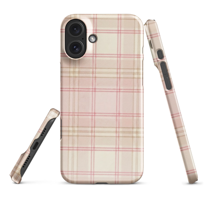 Yellow and Cream Coquette Snap Case for iPhone