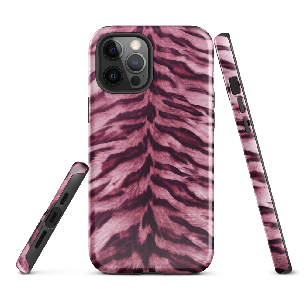 Pink Tiger Print Tough Case for iPhone®
