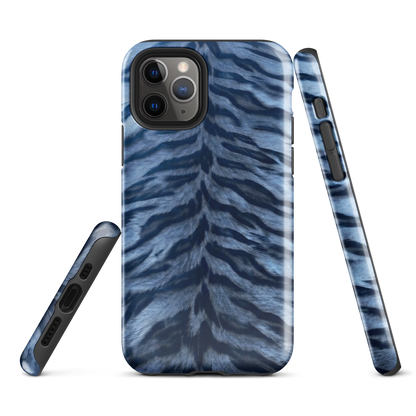 Blue Tiger Print Tough Case for iPhone®