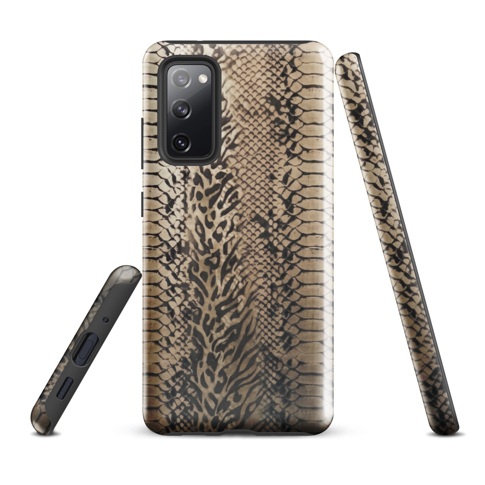 Neutral Snake Skin Tough Case for Samsung