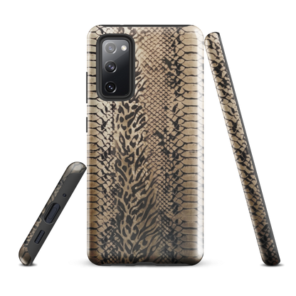 Neutral Snake Skin Tough Case for Samsung