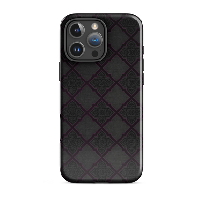 Black and Purple Whimsy Mall Goth Tough Case for iPhone®