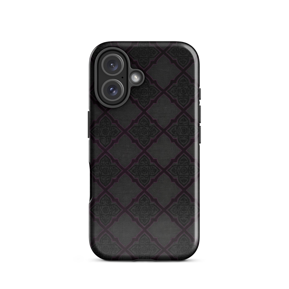 Black and Purple Whimsy Mall Goth Tough Case for iPhone®