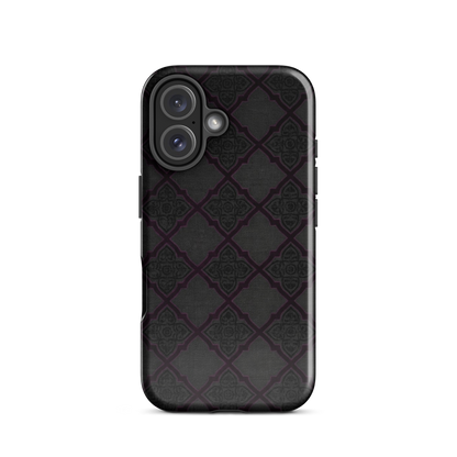 Black and Purple Whimsy Mall Goth Tough Case for iPhone®