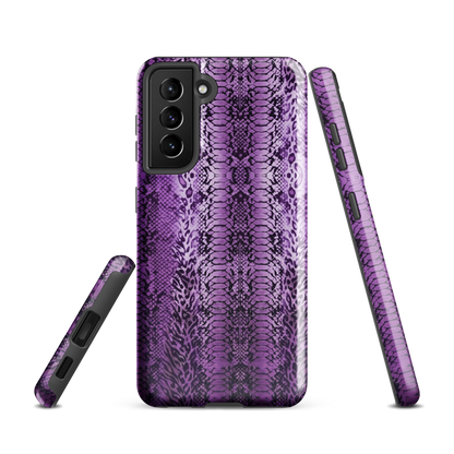Purple Snake Skin Tough Case for Samsung