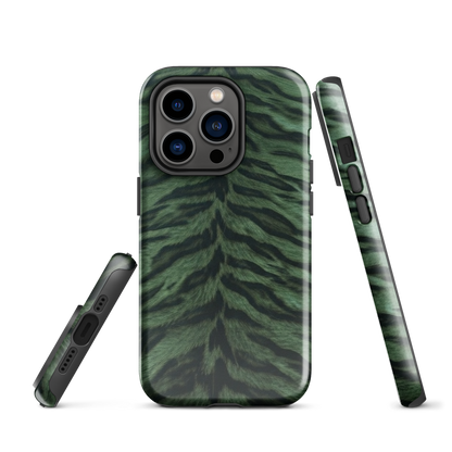 Green Tiger Print Tough Case for iPhone®