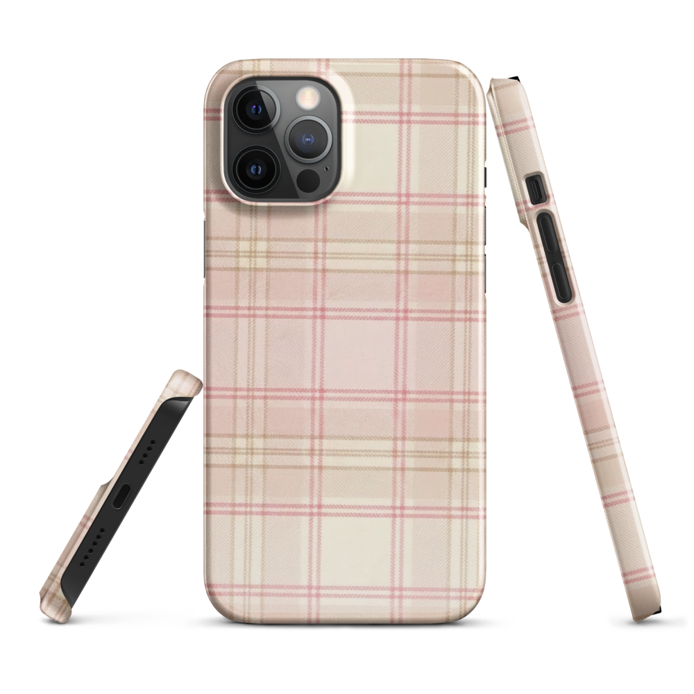 Yellow and Cream Coquette Snap Case for iPhone