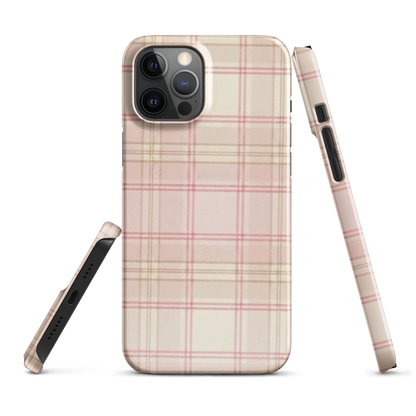 Yellow and Cream Coquette Snap Case for iPhone