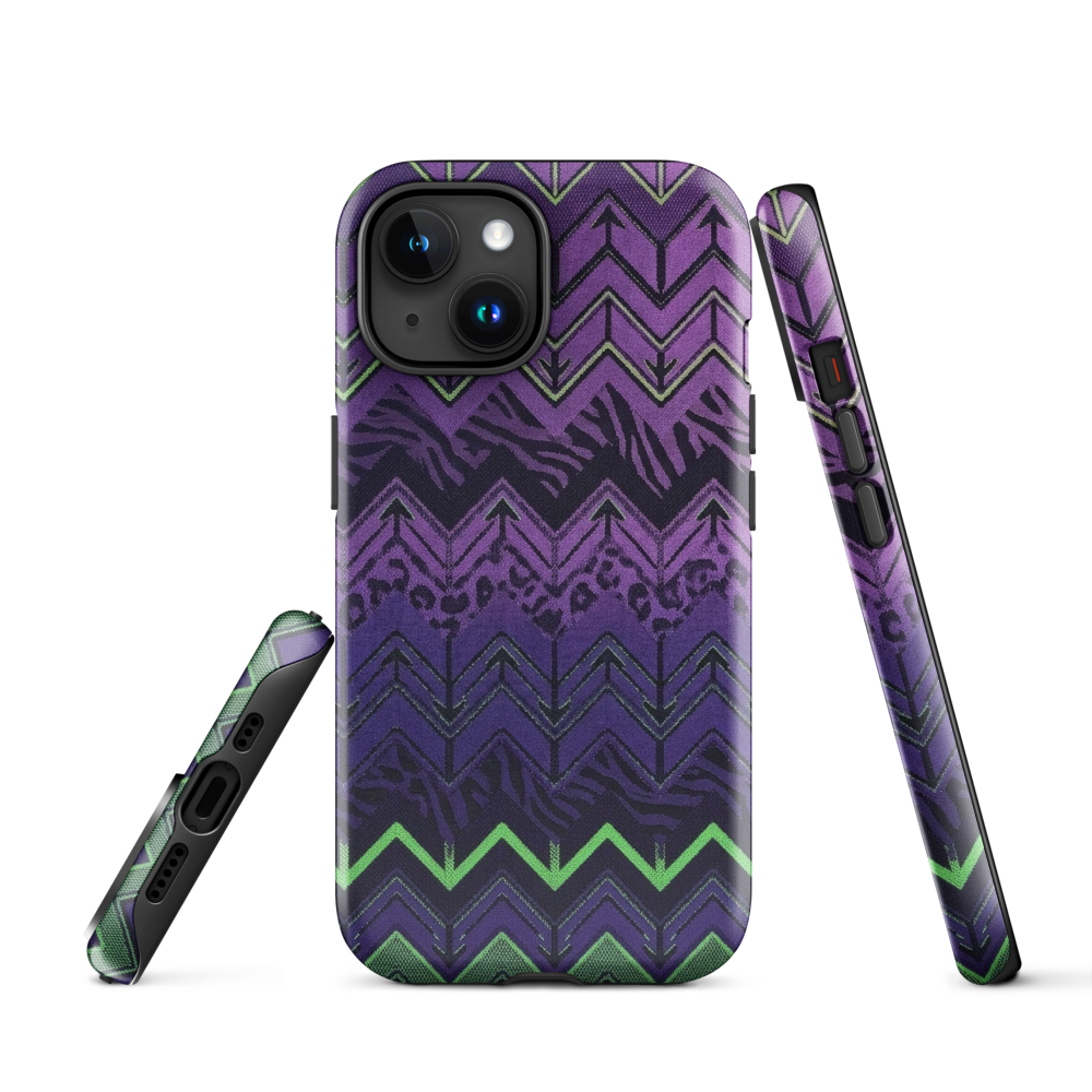 Halloween Edition Chevron Zebra & Leopard Print Tough Case for iPhone®
