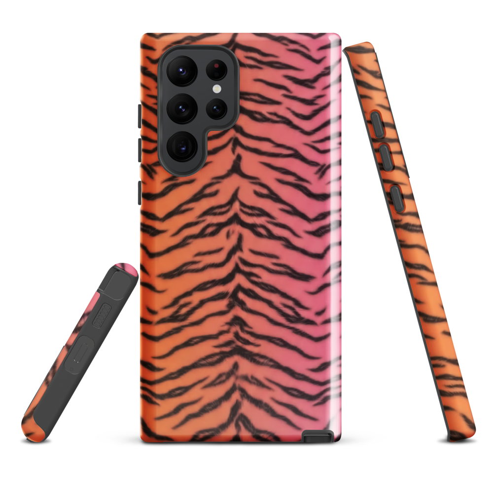 Sunset Tiger Print Tough Case for Samsung