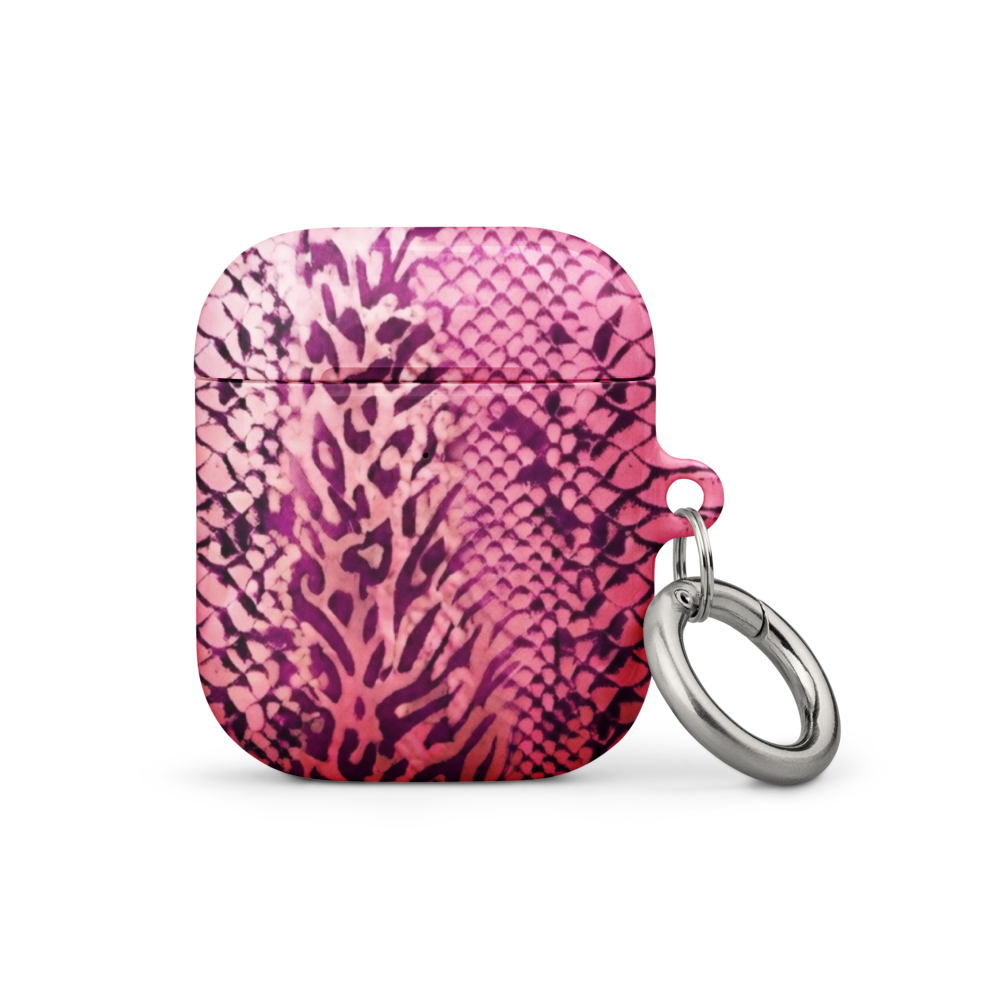 Pink Snake Skin & Leopard Print Case for AirPods®