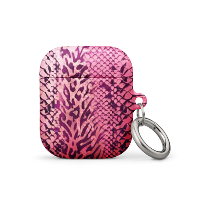 Pink Snake Skin & Leopard Print Case for AirPods®