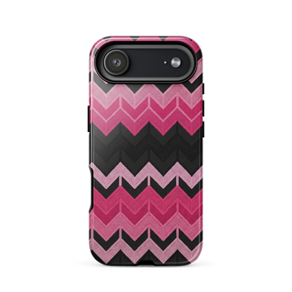 Pink Chevron Tough Case for iPhone®