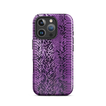 Purple Snake Skin Tough Case for iPhone®