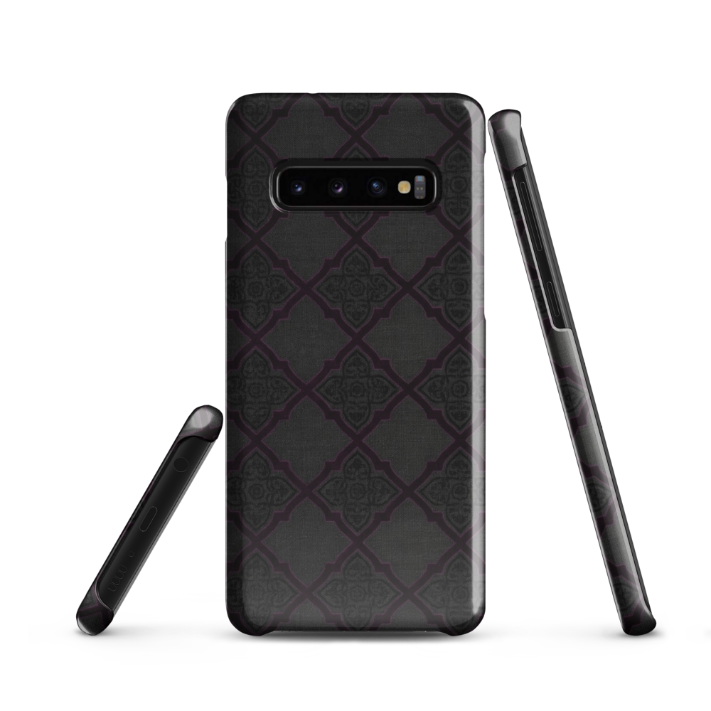 Black and Purple Whimsy Mall Goth Snap Case for Samsung