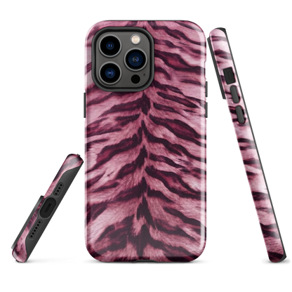 Pink Tiger Print Tough Case for iPhone®