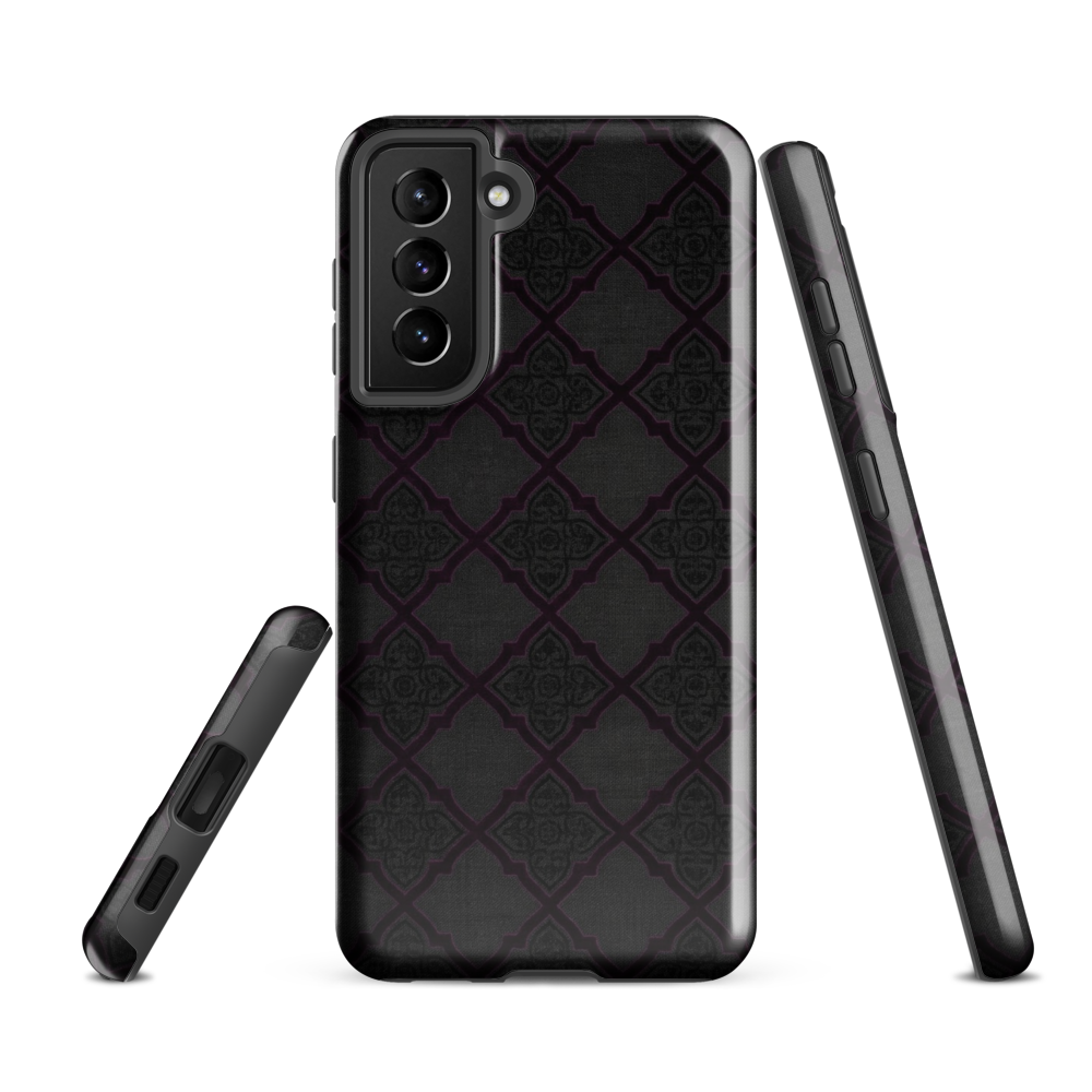 Black and Purple Whimsy Mall Goth Tough Case for Samsung