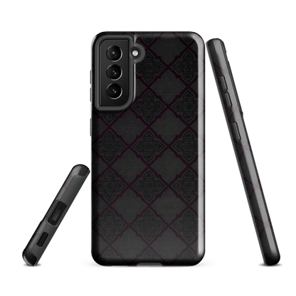 Black and Purple Whimsy Mall Goth Tough Case for Samsung