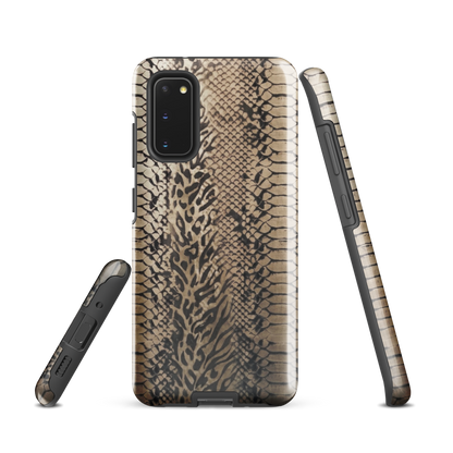 Neutral Snake Skin Tough Case for Samsung