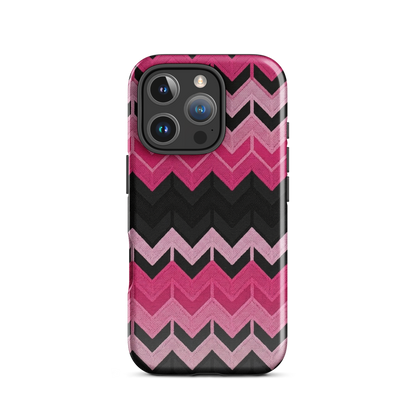 Pink Chevron Tough Case for iPhone®