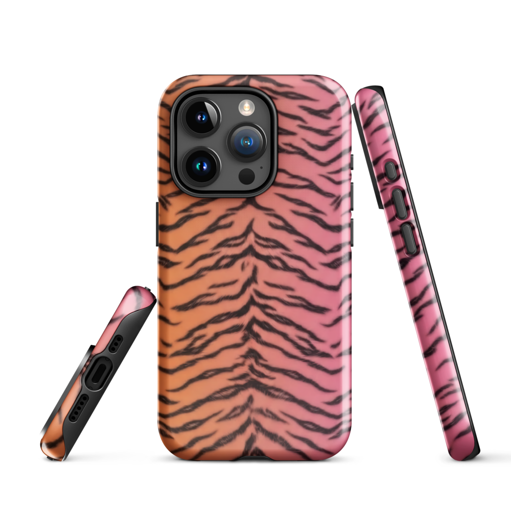 Sunset Tiger Print Tough Case for iPhone®