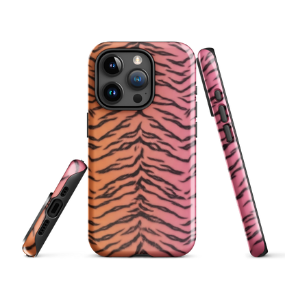 Sunset Tiger Print Tough Case for iPhone®