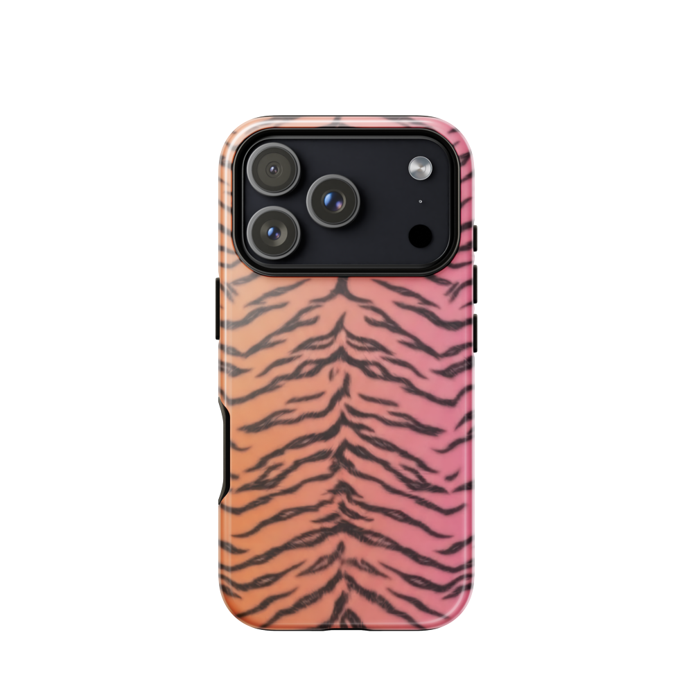 Sunset Tiger Print Tough Case for iPhone®
