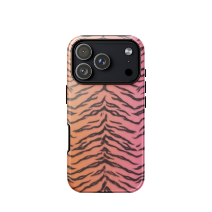 Sunset Tiger Print Tough Case for iPhone®