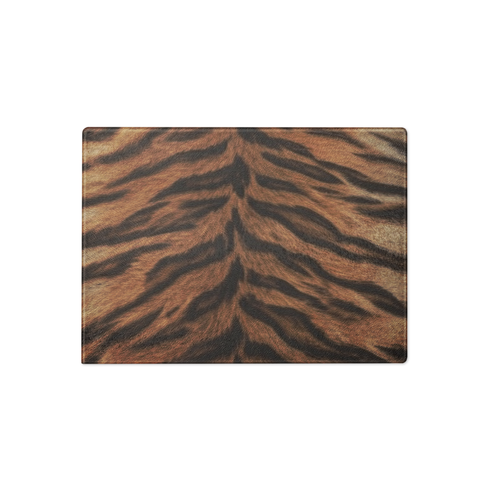 Tiger Print Glass Cutting Board