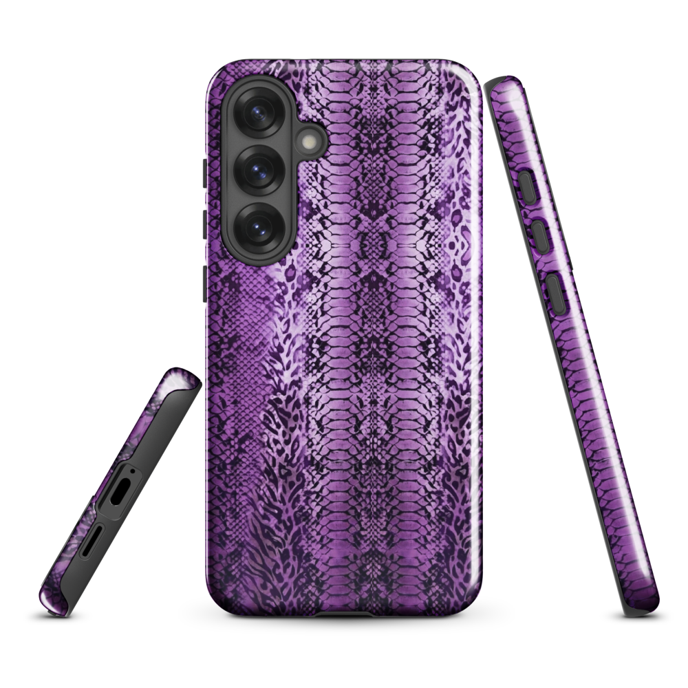 Purple Snake Skin Tough Case for Samsung